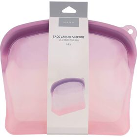 Saco Lanche Silicone 1200 ml Colors Degradé Kasa
