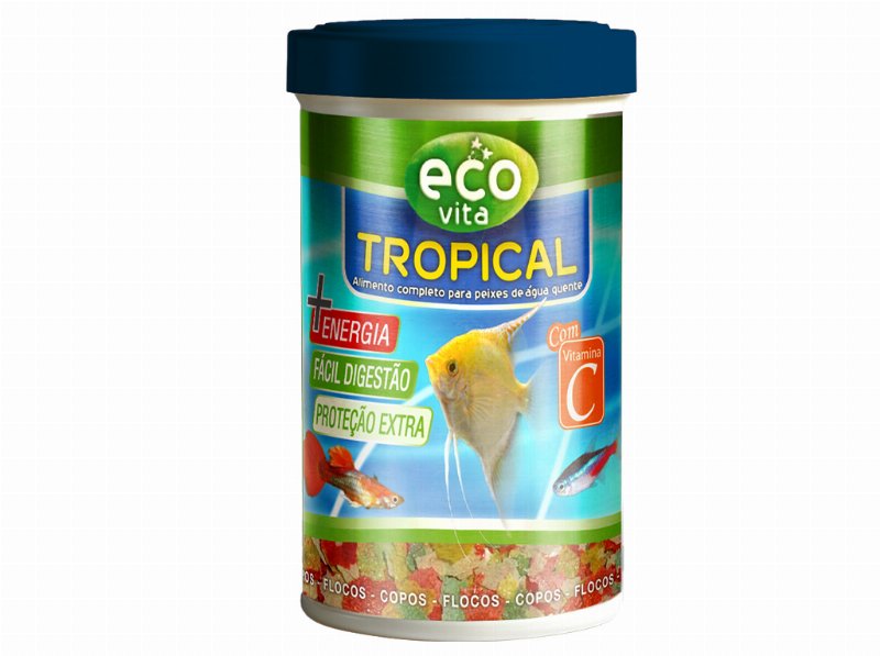 Alimento Para Peixe Eco-Vita Tropical 100 ml