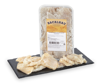 Migas De Bacalhau Do Atlântico Embalado Nossa Peixaria 0.4Kg
