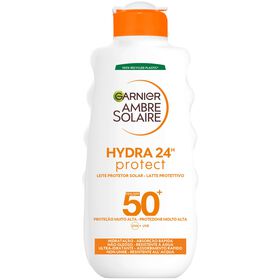 Protetor Solar Leite Hydra 24H Protect Fps 50+ Garnier Ambre Solaire 200 ml