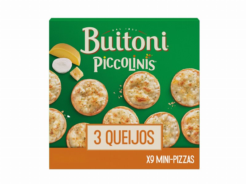 Mini Pizzas Buitoni Piccolinis 3 Queijos 270 g