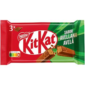 Snack Chocolate De Leite E Avelã Kit Kat 124,5 gr (3 Un)
