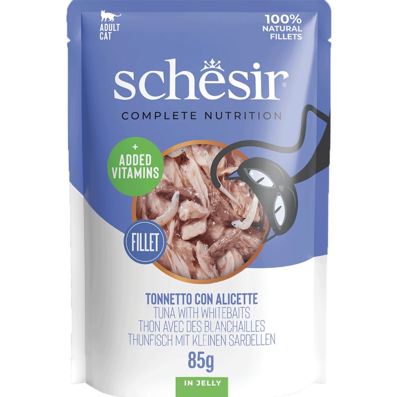 Alimento Húmido Para Gato Atum E Anchovas 85 g