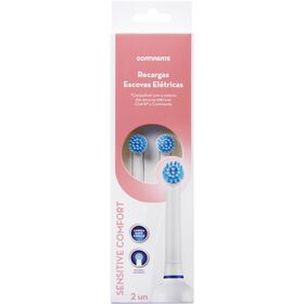 Recarga Escova De Dentes Elétrica Sensitive Comfort Continente 2 Un