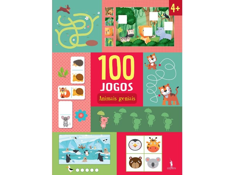 Livro 100 Jogos: Animais Geniais