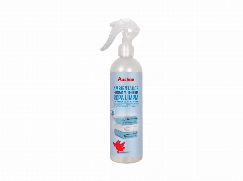 Ambientador De Tecidos Auchan Roupa Limpa 400 ml