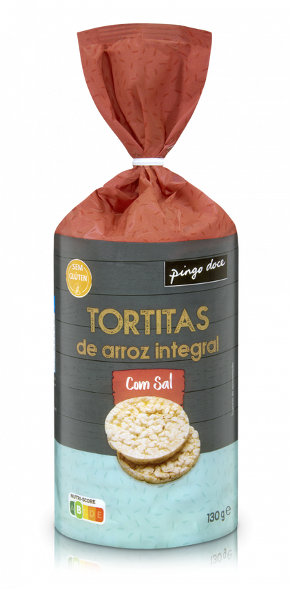 Tortitas De Arroz Com Sal Pingo Doce 0.13Kg
