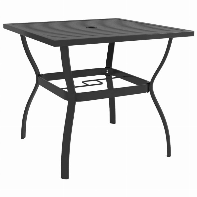 Hkh Mesa De Jardim 81,5X81, Aço - Antracite