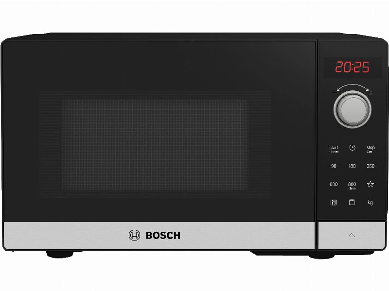 Micro-Ondas Com Grill Bosch Fel023Ms2 Vidro Preto 20 l 800W