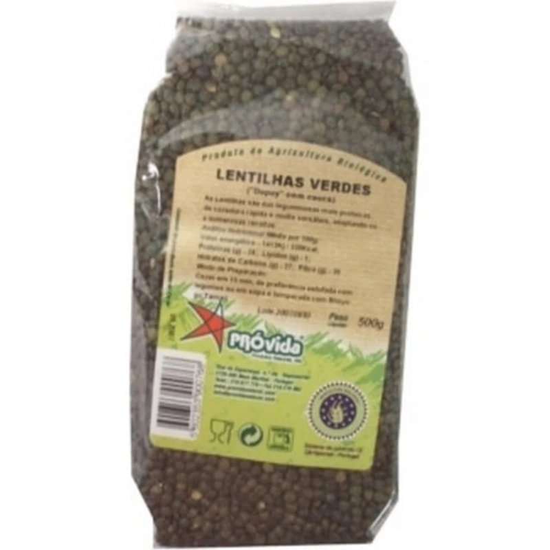 Lentilhas Verdes Dupuy Bio Provida 500 g