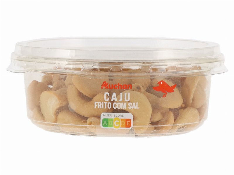 Cajú Auchan Com Sal 125 g