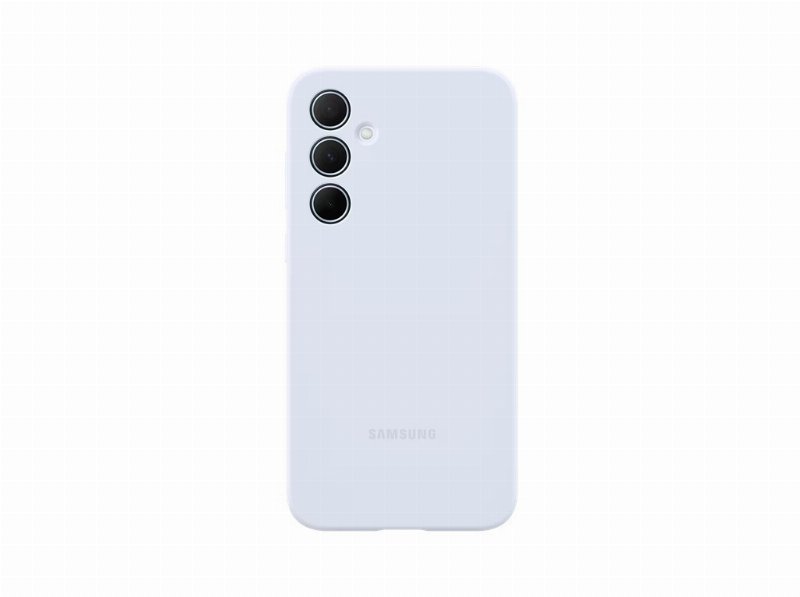 Capa Silicone Samsung A35 Azul Claro