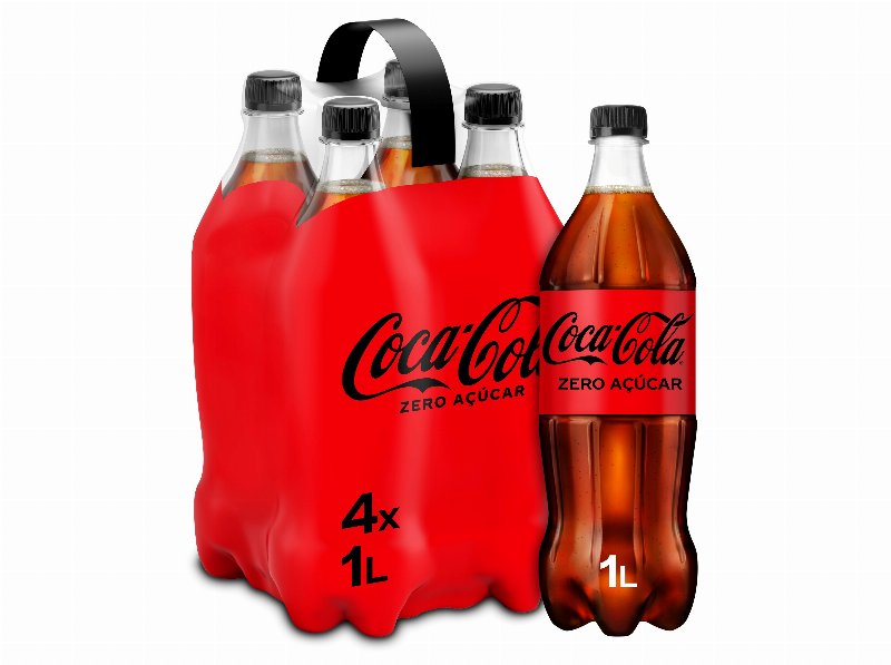 Refrigerante C/ Gás Coca-Cola Zero Açucar 4X1 l (Sdr)