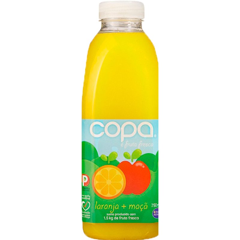 Sumo Natural De Laranja E Maçã 750 ml