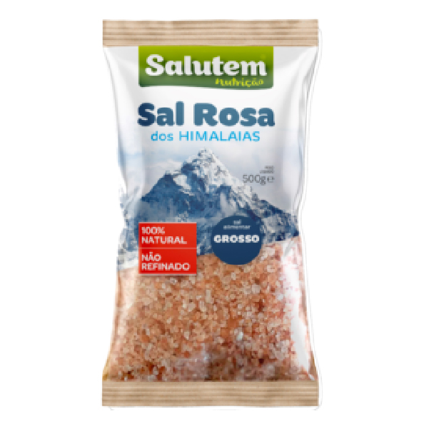 Sal Rosa Dos Himalaias Grosso 500 g Salutem