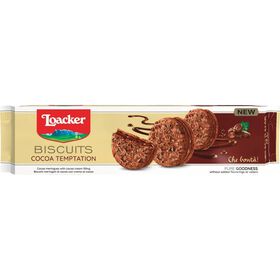 Biscoitos De Cacau Temptation Loacker 80 gr