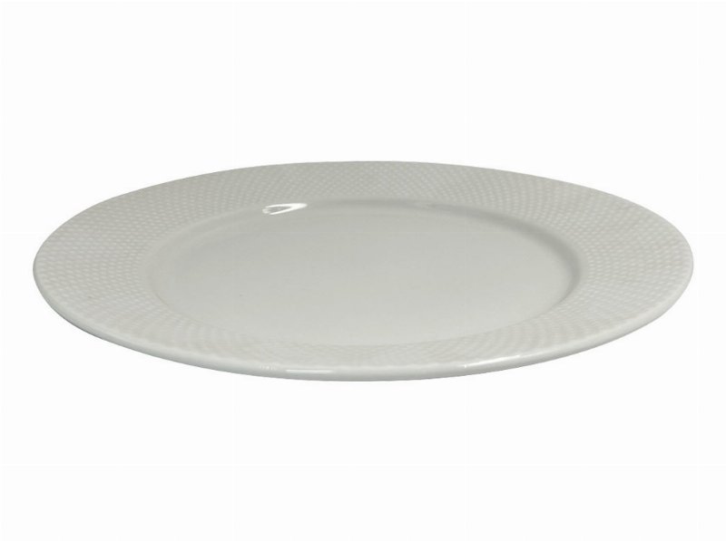 Prato Raso Dotty Actuel Branco Porcelana Ø26.8Cm