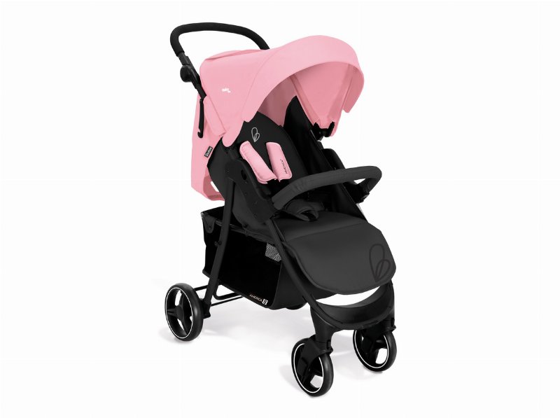 Carrinho De Bebé Asalvo America 3 Rosa 106X82X51Cm