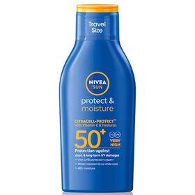 Protetor Solar Loção Protect & Moisture Fps 50+ Nivea Sun 100 ml