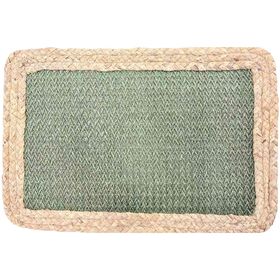 Individual Palhinha 45X30Cm Verde Deep Moss Kasa