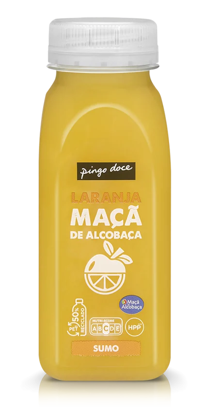 Sumo Natural Laranja E Maçã Pingo Doce 0.25L