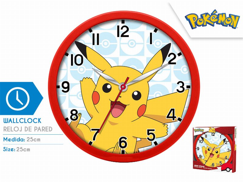 Relógio De Parede Pokémon