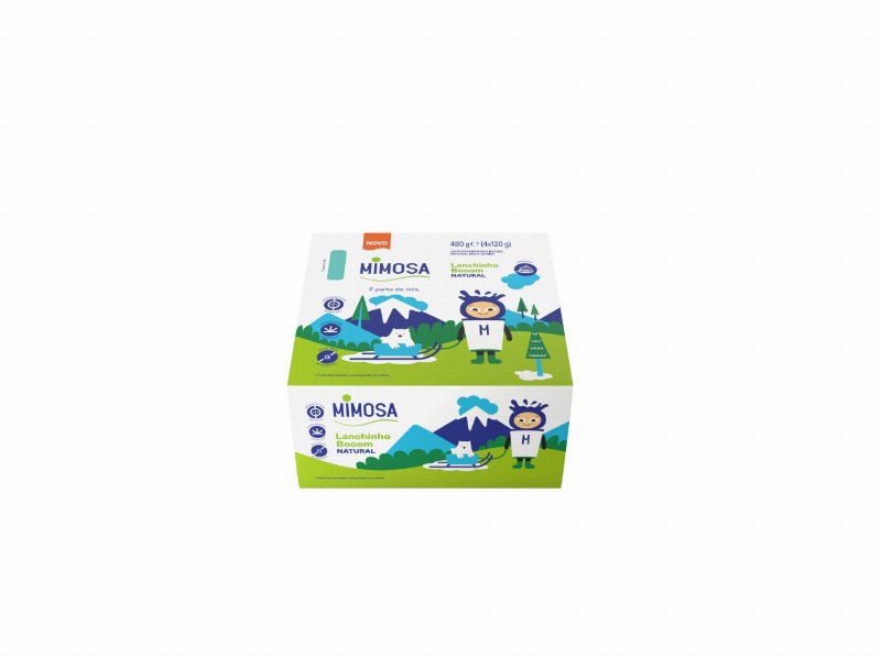 Leite Fermentado Mimosa Natural 4X120 g
