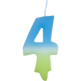 Vela Nº4 Azul E Verde Kasa