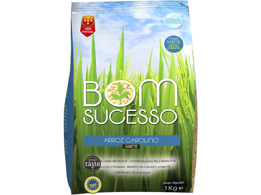 Arroz Carolino Bom Sucesso 1kg