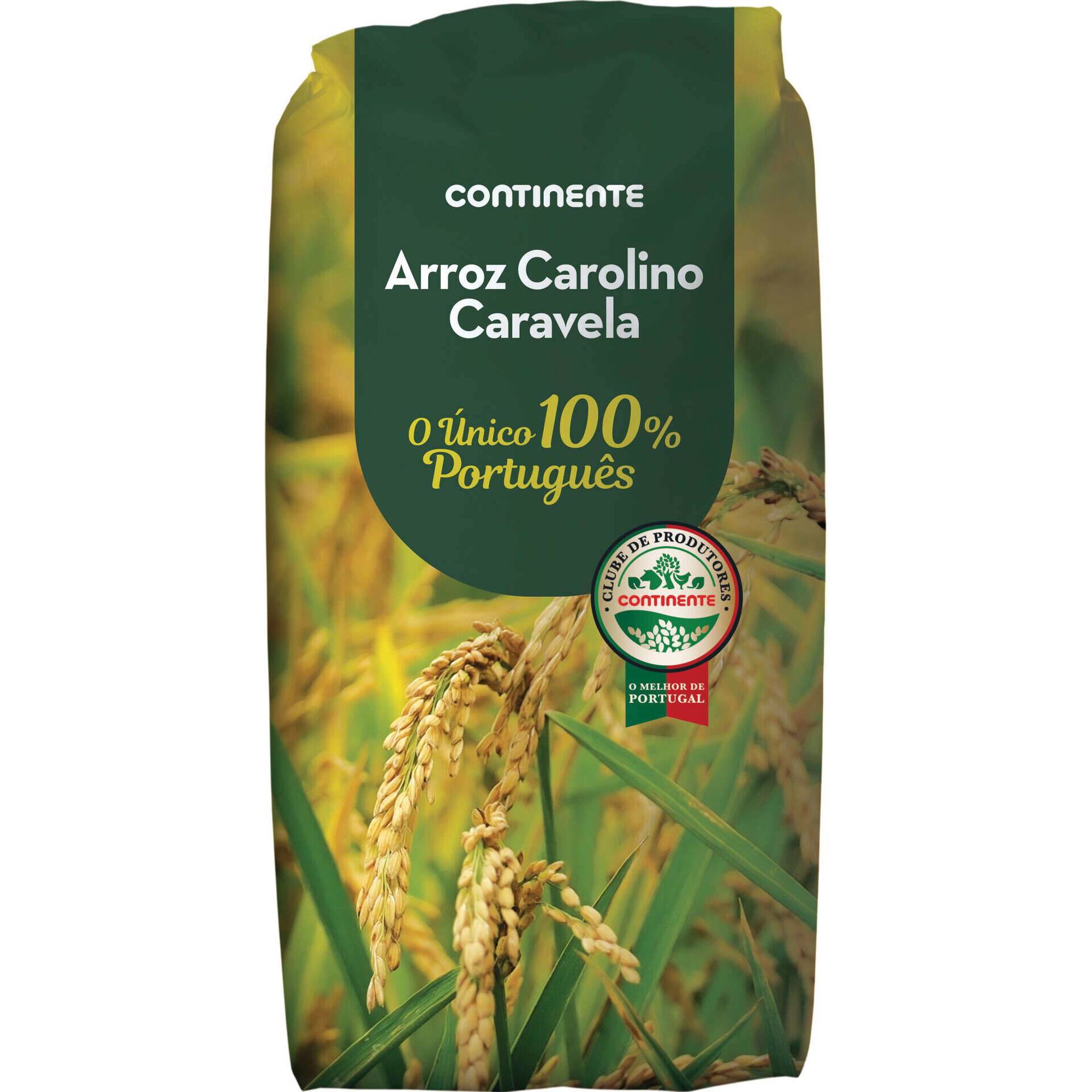 Arroz Carolino Caravela Continente 1kg