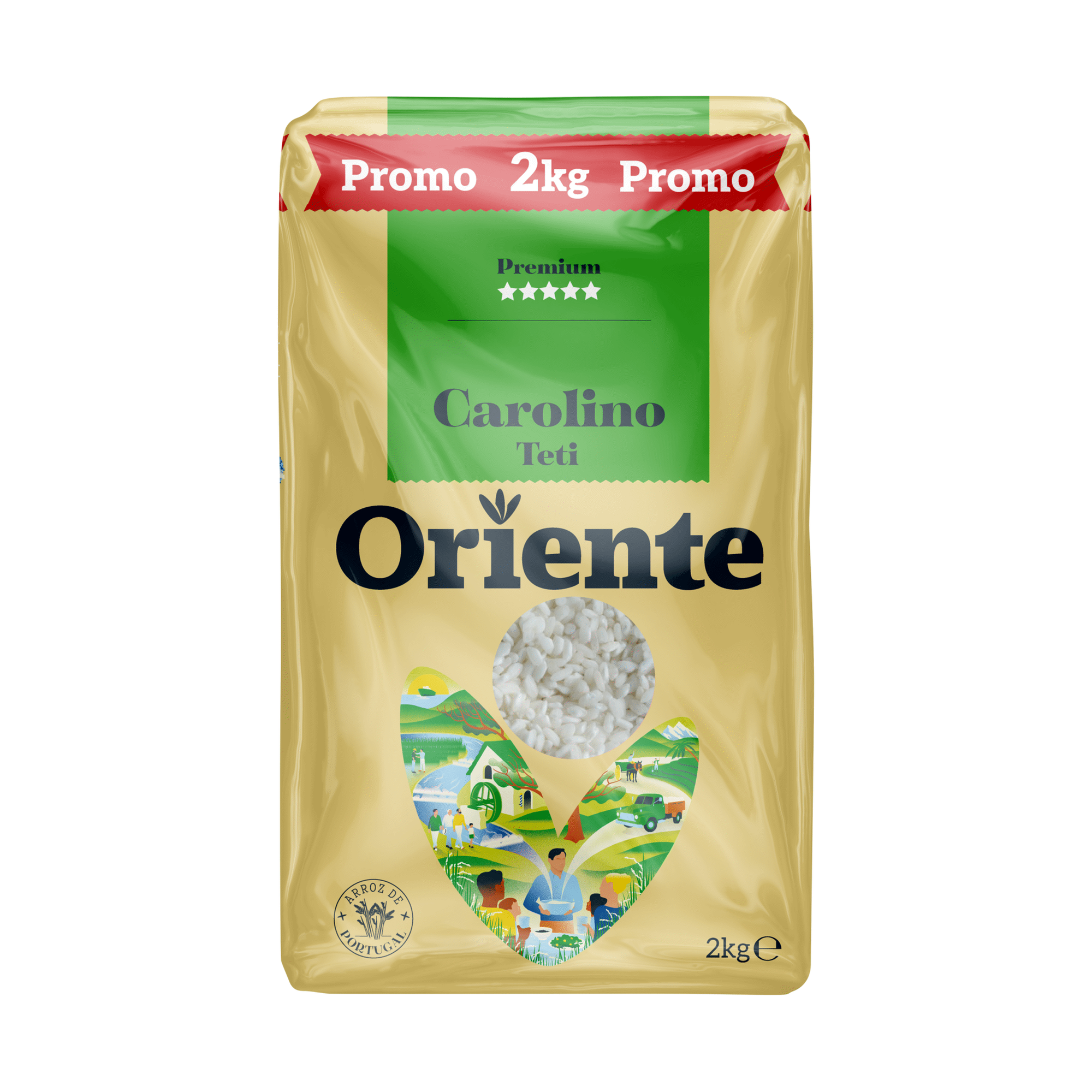 Arroz Carolino Oriente 2kg