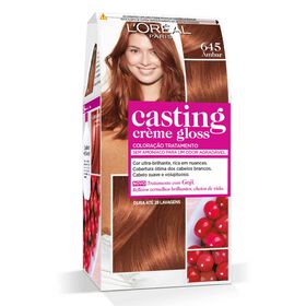 Coloração Tom Sobre Tom Âmbar 645 l'oréal Paris Casting Creme Gloss 1 Un