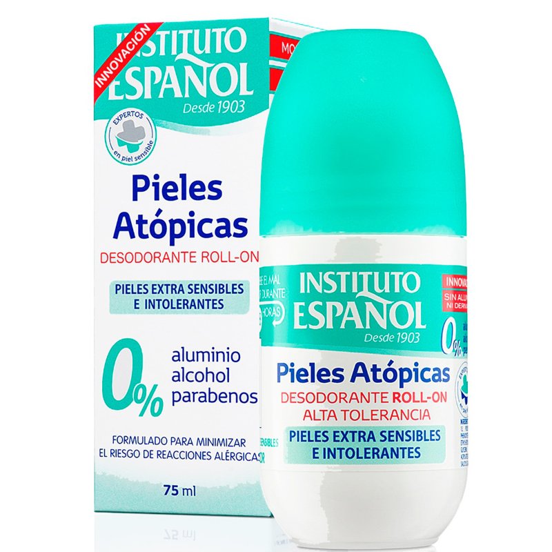 Desodorizante Roll-On Peles Atópicas, Peles Extra Sensiveis E Intolerantes 75 ml