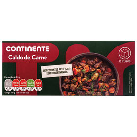 Caldo De Carne Cubos Continente 12 Un