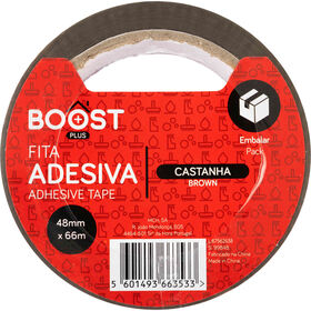 Fita Cola De Embalar 48Mmx66Mts Castanha Boost 1 Un