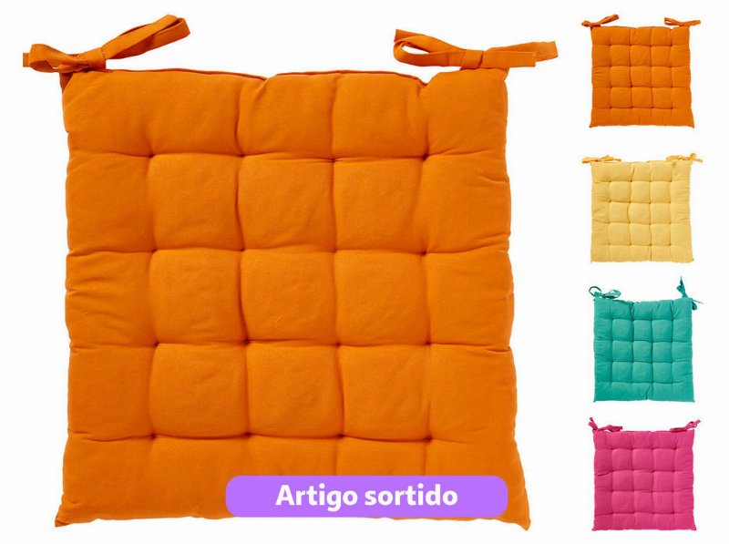 Almofada 40X40Cm Cores Sortidas