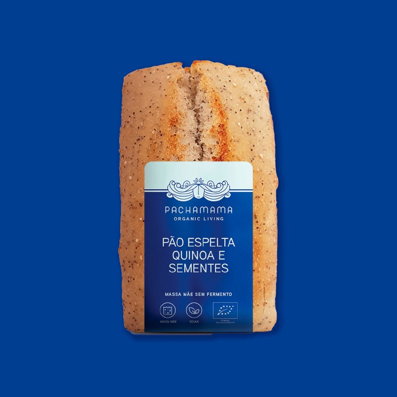 Pão Bio Massa Mãe Espelta Quinoa E Sementes 450 g