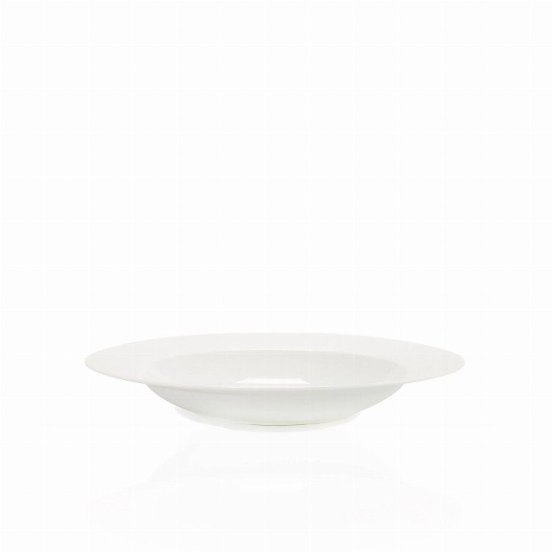 Prato Sopa Porcelana Branco 22 Cm
