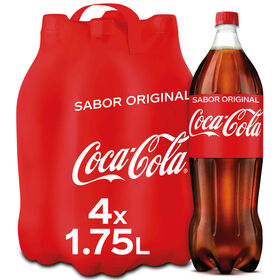 Refrigerante Com Gás Cola Coca-Cola 4 X 1,75 Lt