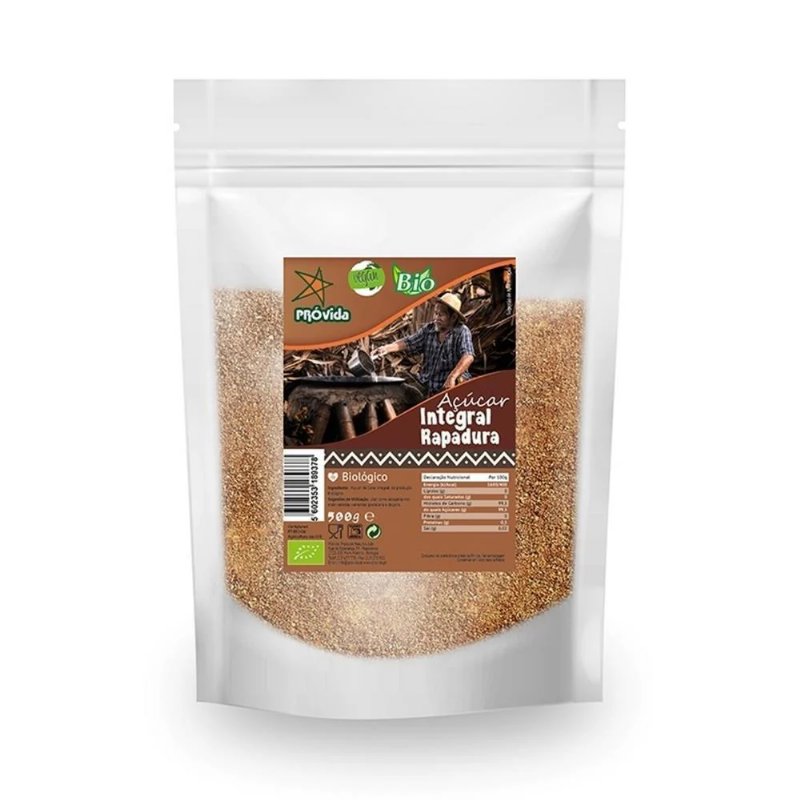 Açúcar Integral Rapadura Próvida Bio 500 g