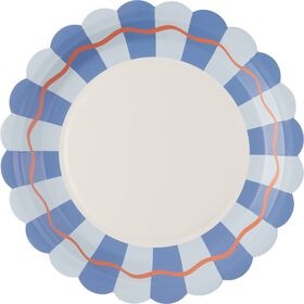 Conjunto 8 Pratos Azul Kasa 1 Un