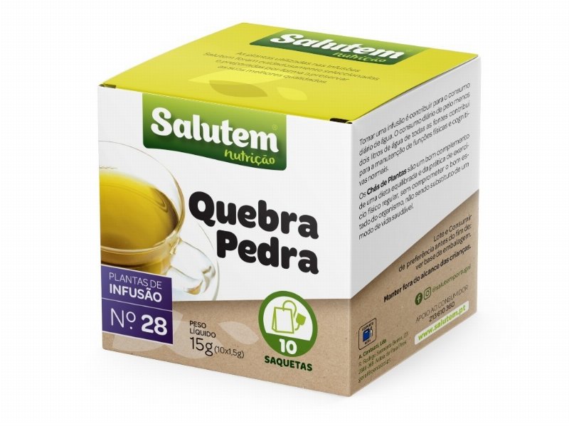Chá Salutem Infusão Nº28 Quebra-Pedra 10 Saquetas