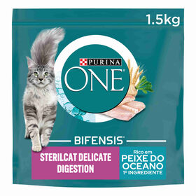 Ração Para Gato Adulto Esterilizado Delicate Purina One 1,5 kg