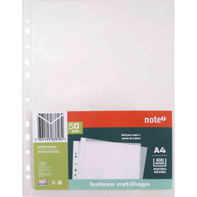 Conjunto 50 Bolsas A4 11 Furos 100 Microns Note!