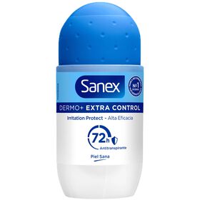 Desodorizante Roll On Dermo+ Extra Control 72H Sanex 50 ml