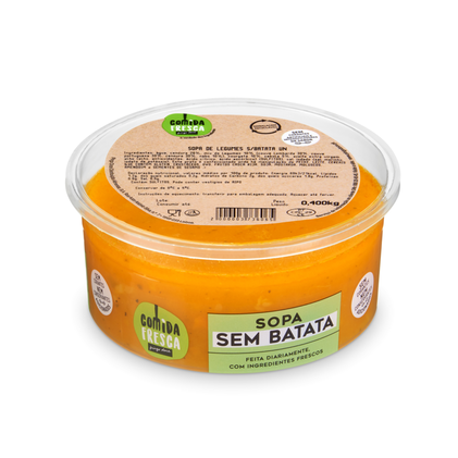 Sopa De Legumes Sem Batata Comida Fresca 0.4Kg