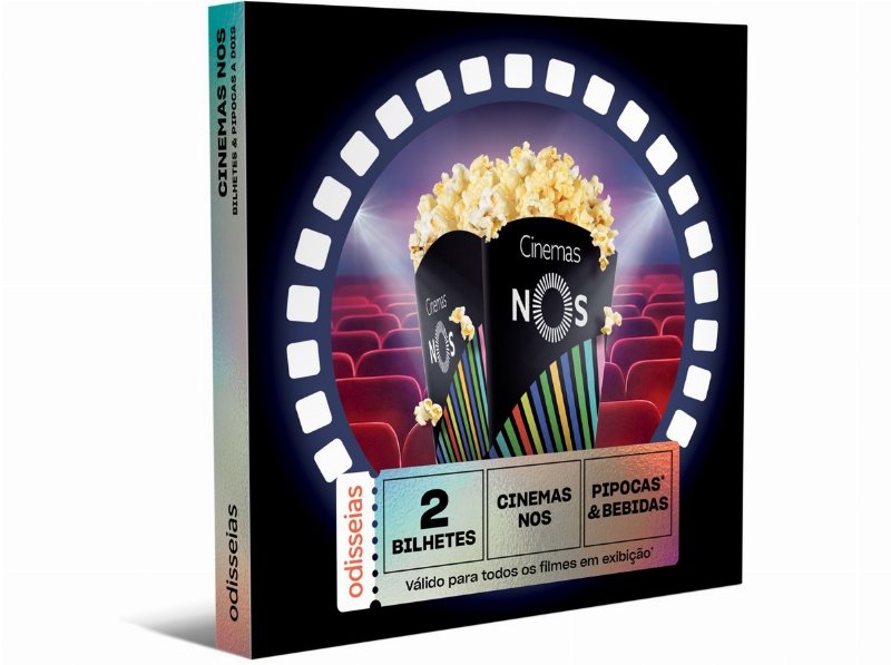 Entretenimento Cinemas Nos: Bilhetes Pipocas