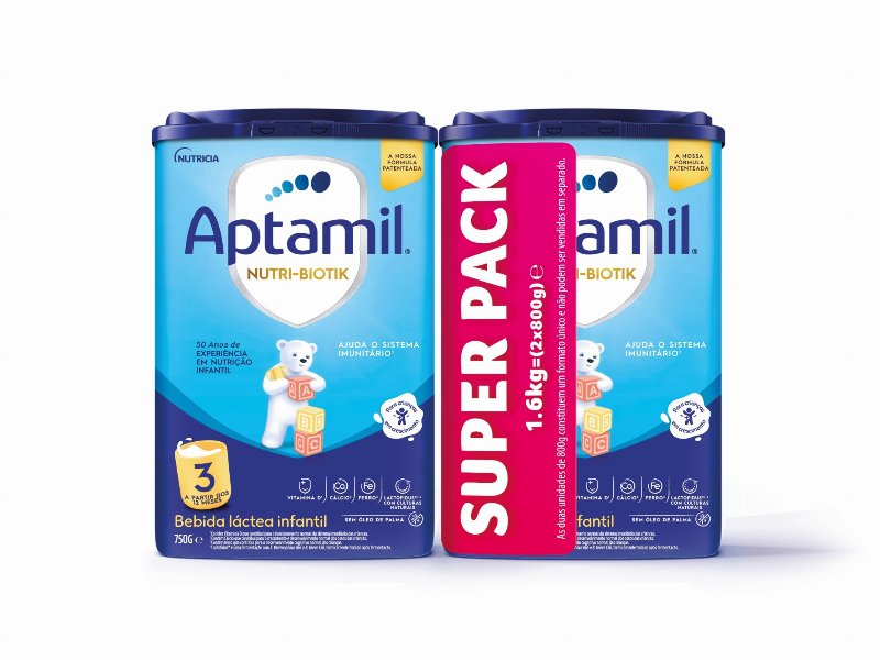 Super Pack Leite Aptamil Nutri-Biotik 3 2X800 g
