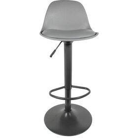 Conjunto De 2 Bancos Bar Cinza Isak