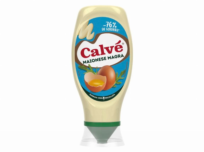 Maionese Calvé Light Top Down 447 ml